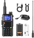 Walkie Talkies JUCJET 5RH Ham de longo alcance 10W 999CH 2500mAh