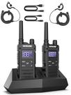 Walkie Talkies KETELESE T3G IP67 à prova d'água para adultos (pacote com 2)