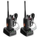 Walkie Talkies MaxTalker MT-8S de longo alcance, pacote com 2 unidades recarregáveis