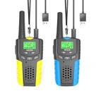 Walkie Talkies Mfcir recarregável, pacote com 2, 3 milhas, alcance para crianças