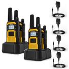 Walkie Talkies Retevis RB48 à prova d'água IP67 de longo alcance, pacote com 4 unidades