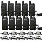 Walkie Talkies Retevis RT22S para adultos com fone de ouvido (pacote com 10)