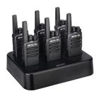 Walkie Talkies Retevis RT68 recarregável, pacote com 6 carregadores