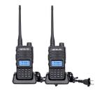 Walkie Talkies Retevis RT85 de banda dupla de longo alcance, pacote com 2