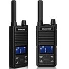 Walkie Talkies SAMCOM GMRS T2 2W 30Ch 121 Códigos de privacidade