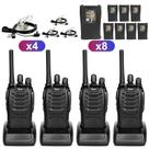 Walkie Talkies TID TD-V2 para adultos recarregáveis de longo alcance