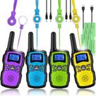 Walkie Talkies Wishouse M8 recarregável de longo alcance, pacote com 4 Walkie Talkies Wishouse M8 recarregável de longo alcance, pacote com 4