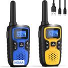 Walkie Talkies Wishouse M9 para crianças e adultos, pacote com 2 unidades Walkie Talkies Wishouse M9 para crianças e adultos, pacote com 2 unidades