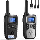 Walkie Talkies Wishouse M9 para crianças e adultos, pacote com 2 unidades Walkie Talkies Wishouse M9 para crianças e adultos, pacote com 2 unidades