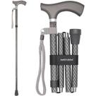 Walking Cane Switch Sticks, grafite dobrável e ajustável