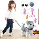 Walking Dog Barking Toy Husky Musical Cantando e Dançando