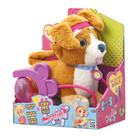 Walking Petz Leve Pra Passear Com Coleirinha Pelúcia Hipoalérgica E Interativa Multikids