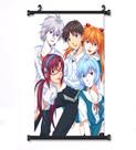 Wall Art Evangelion com Shinji, Asuka, Rei e muito mais
