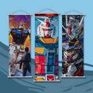 Wall Art Painting Scroll Mobile Suit Gundam, conjunto de 3