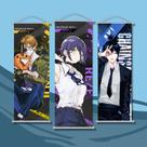 Wall Art Scroll Chainsaw Man Canvas 25x75cm - Conjunto de 3
