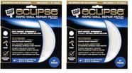Wall Patch Repair DAP Eclipse, 10 cm, branco transparente, pacote com 2
