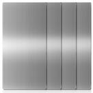 Wall Splash Guard Gisafai em aço inoxidável 80,8 x 40,2 cm, 4 unidades