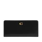 Wallet Coach Essential Slim Bi-Fold para mulheres, preta
