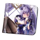 Wallet Genshins Impacts Keqings: personagens do anime Slim BiFold Wallet Genshins Impacts Keqings: personagens do anime Slim BiFold