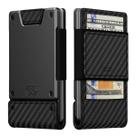 Wallet PROOF Slim Minimalist para homens RFID em couro e metal