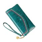 Wallet Wristlet Clutch Feminina Vintage Teal PU