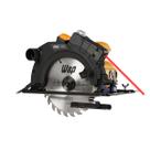 WAP Serra de Circular 7.1/4" ESC 1500 com Guia a Laser e Base de Ajuste até 45, Empunhadura Emborrachada, 1500W
