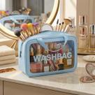 Washbag Bolsa Nécessaire Feminina Para Maquiagem Grande Multifunções banheiro a prova d'agua Grande