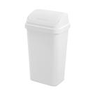 Wastebasket Sterilite Swing Top 13L White, pacote com 4 Wastebasket Sterilite Swing Top 13L White, pacote com 4