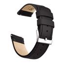 Watch Band Ritche Christmas Gift 21 mm em couro genuíno preto Watch Band Ritche Christmas Gift 21 mm em couro genuíno preto