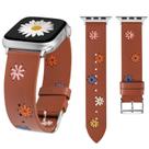 Watch Band Wearlizer Daisy Leather para Apple Women 45/44/42/46 mm