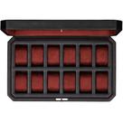 Watch Box ROTHWELL, organizador de estojos luxuosos de couro com 12 slots