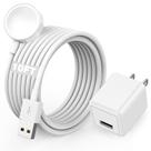 Watch Charger Articona de 10 pés de comprimento para Apple Watch Series 9/8/7/6/5/4/3/2/1