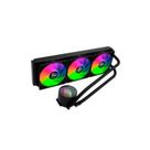 Water Cooler 360mm ARGB Preto Compatível Intel e AMD, LED Multicolorido