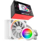 Water Cooler Branco Para Gabinete Cpu Gamer Sangue Frio 3 White Ghost Tdp 200W 120mm Com Led ARgb Water Cooler Branco Para Gabinete Cpu Gamer Sangue Frio 3 White Ghost Tdp 200W 120mm Com Led ARgb