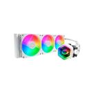 Water Cooler Cooler Master MasterLiquid ML360 Core II White ARGB, Radiador 360mm, Iluminação ARGB - MLW-D36M-A18PA-RW