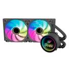 Water cooler duex neo mirror 240mm argb amd/intel preto dxwc240mirror