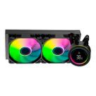 Water Cooler Duex VisionDisplay 240mm - LCD - ARGB - TDP 250W - Preto - DXWC240VISION