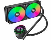 Water Cooler K-mex Wac6 240mm 2 Coolers Intel AMD Led RGB Water Cooler K-mex Wac6 240mm 2 Coolers Intel AMD Led RGB