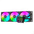 Water Cooler Kalkan Iota 360mm ARGB Preto Intel/AMD KLK00046