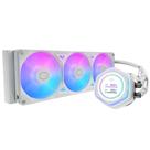 Water Cooler Masterliquid 360 ATMOS II LCD Branco 3 FANS ARGB MLX-D36M-A25SZ-LW