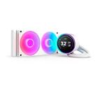 Water Cooler NZXT Kraken Elite AIO V2, 240mm, LCD IPS, RGB, Intel e AMD, Branco - RL-KR24E-W2