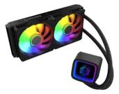 Water Cooler PCYes Tundra Black Vulcan ARGB 240mm 250W TDP - WCTBV240