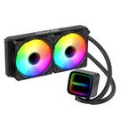 Water Cooler Round5 Eurus Black ARGB 240mm Intel AMD PWM Preto