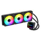 Water Cooler Round5 Eurus Black ARGB 360mm Intel AMD PWM Preto