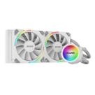 Water cooler sangue frio 3 argb white ghost 240mm - tdp 250w - argbsf3240wgbr