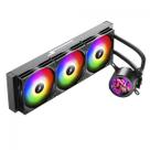 Water Cooler SuperFrame ISENGARD MAGIC 360mm Bomba Infinit Display LCD Customizável ARGB Intel AMD Preto SFW360MB