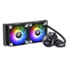 Water Cooler SuperFrame ISENGARD SMART ARGB 240mm Intel e AMD Com controladora Preto SFW240BS