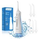 Water Dental Flosser Beautypick Portable Cordless 300ml branco