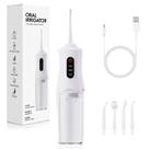 Water Dental Flosser Cordless 6889 com 4 pontas de jato recarregável