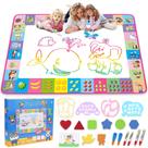 Water Doodle Mat Toyk Kids Painting Writing com canetas mágicas